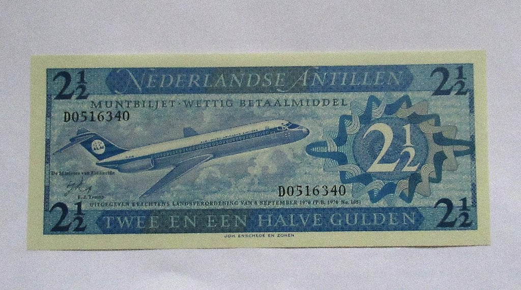 Nederlandse Antillen 2½ Gulden 1970, Verzenden