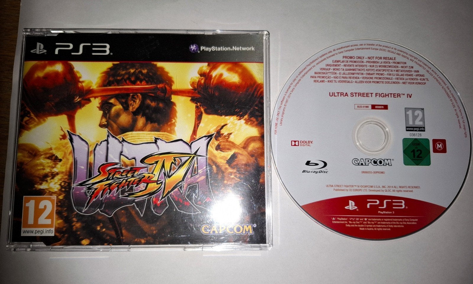 Ultra Street Fighter IV PS3 promo disc, Spelcomputers en Games, Games | Sony PlayStation 1, Vechten, Ophalen of Verzenden, Vanaf 12 jaar