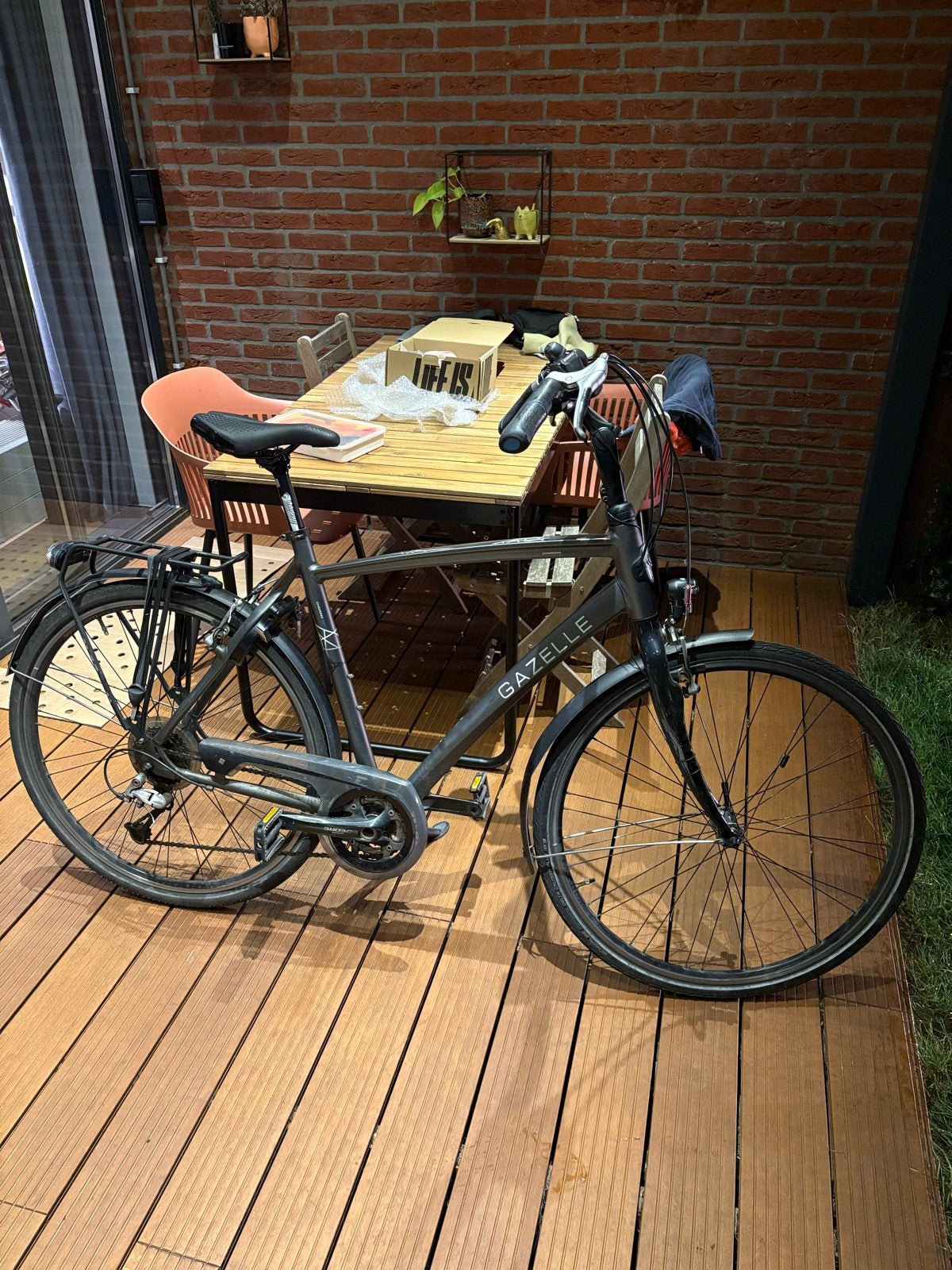 Gazelle Chamonix S27, Fietsen en Brommers, Fietsen | Heren | Sportfietsen en Toerfietsen, Ophalen, 28 inch, Gebruikt, Velgrem