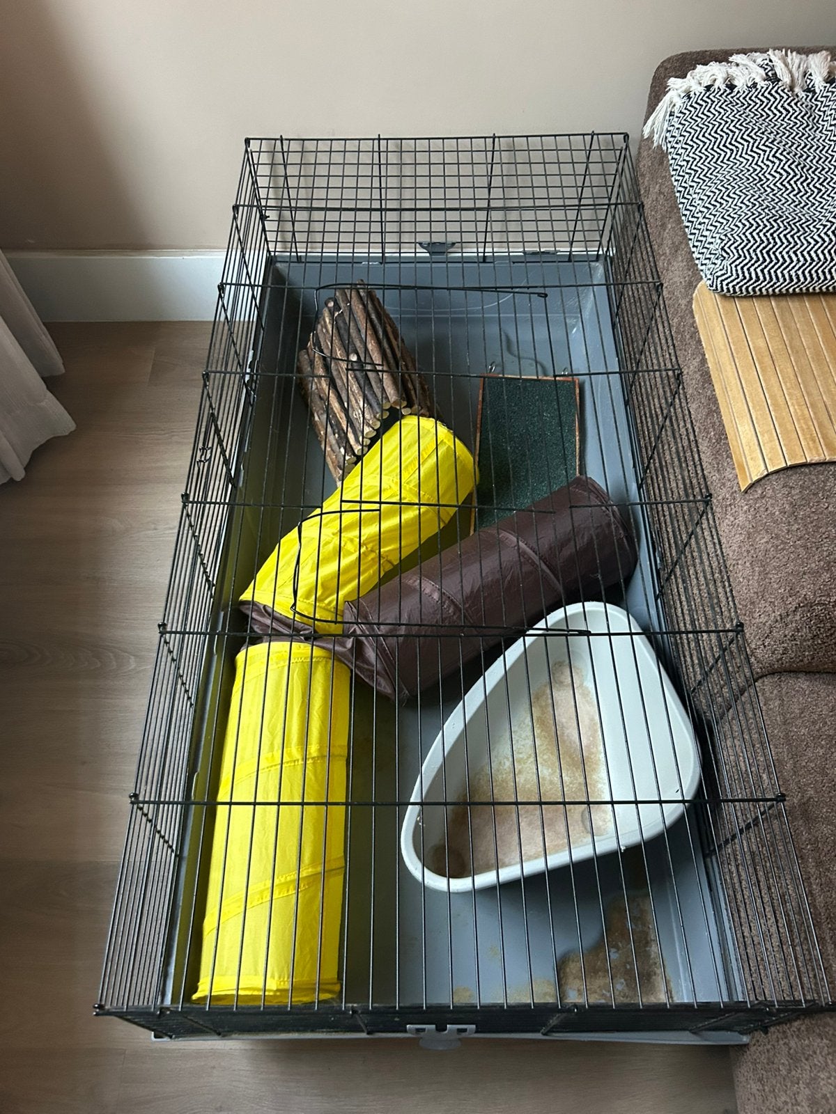 Konijnenhok, Kooi, Zo goed als nieuw, Konijn, 75 tot 110 cm