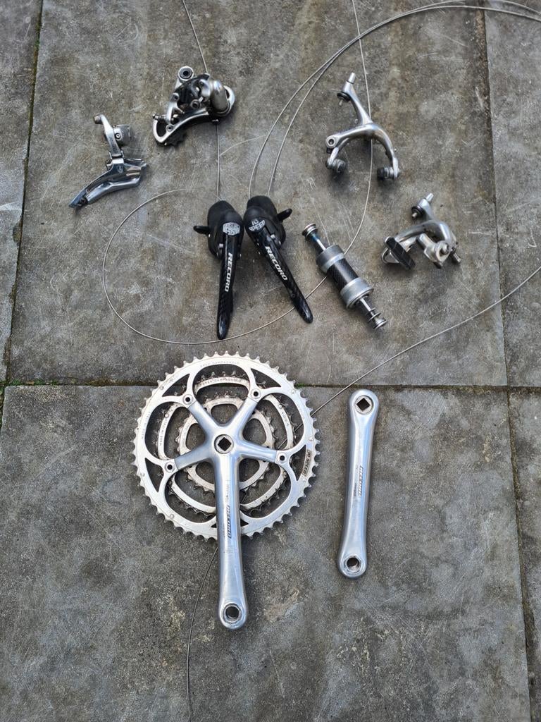 Groepset Campagnolo Record triple (10 speed), Gebruikt, Ophalen of Verzenden, Campagnolo Record, Racefiets