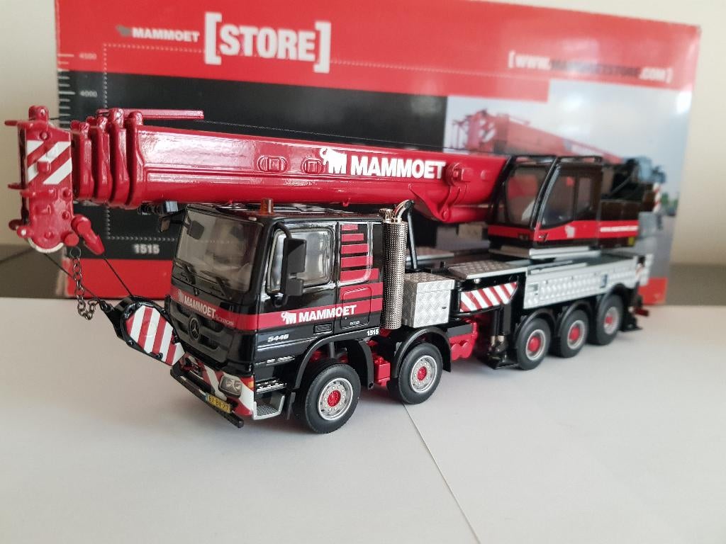 MAMMOET FAUN HK70, Hobby en Vrije tijd, Modelauto's | 1:50, Ophalen of Verzenden, Zo goed als nieuw, Hijskraan, Tractor of Landbouw