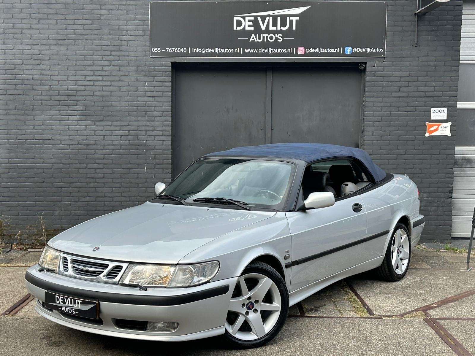 Saab 9-3 Cabrio 2.0t SE Design Edition | Climate Control | C, Auto's, Voorwielaandrijving, Gebruikt, Zwart, 4 stoelen