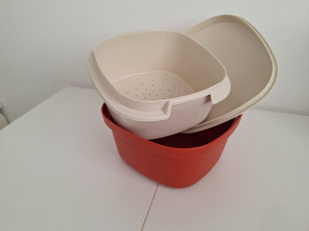Te koop tupperware serveerwonder, Huis en Inrichting, Ophalen, Zo goed als nieuw, Oranje, Overige typen