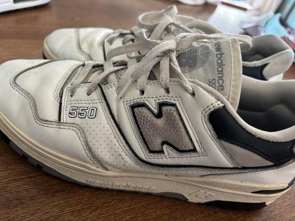New Balance 550 sneakers, Kleding | Heren, Schoenen, Ophalen, Gedragen, Wit, Sneakers of Gympen