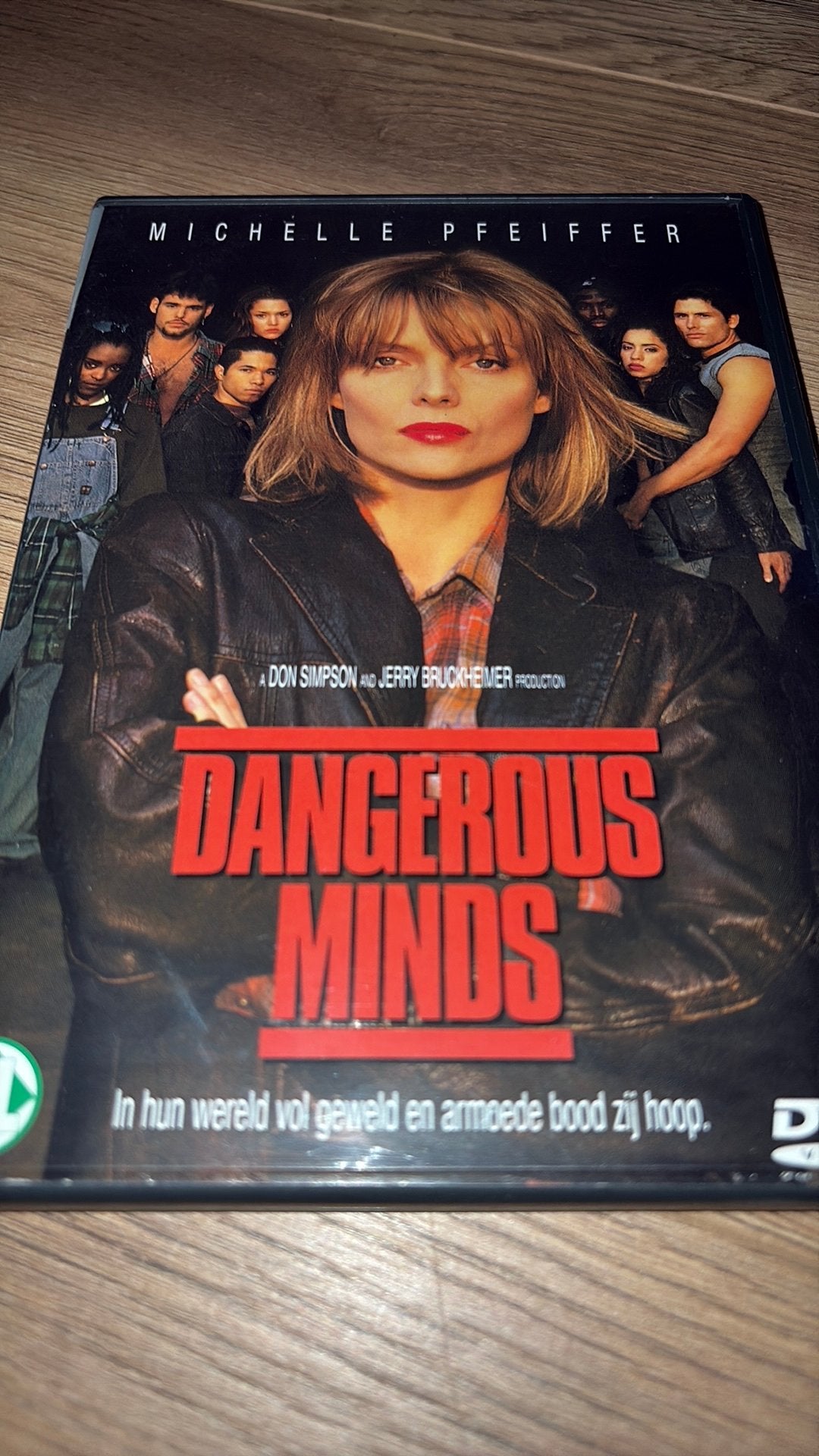 Dangerous Minds met Michelle Pfeiffer op dvd., Vanaf 16 jaar, Ophalen of Verzenden, Zo goed als nieuw