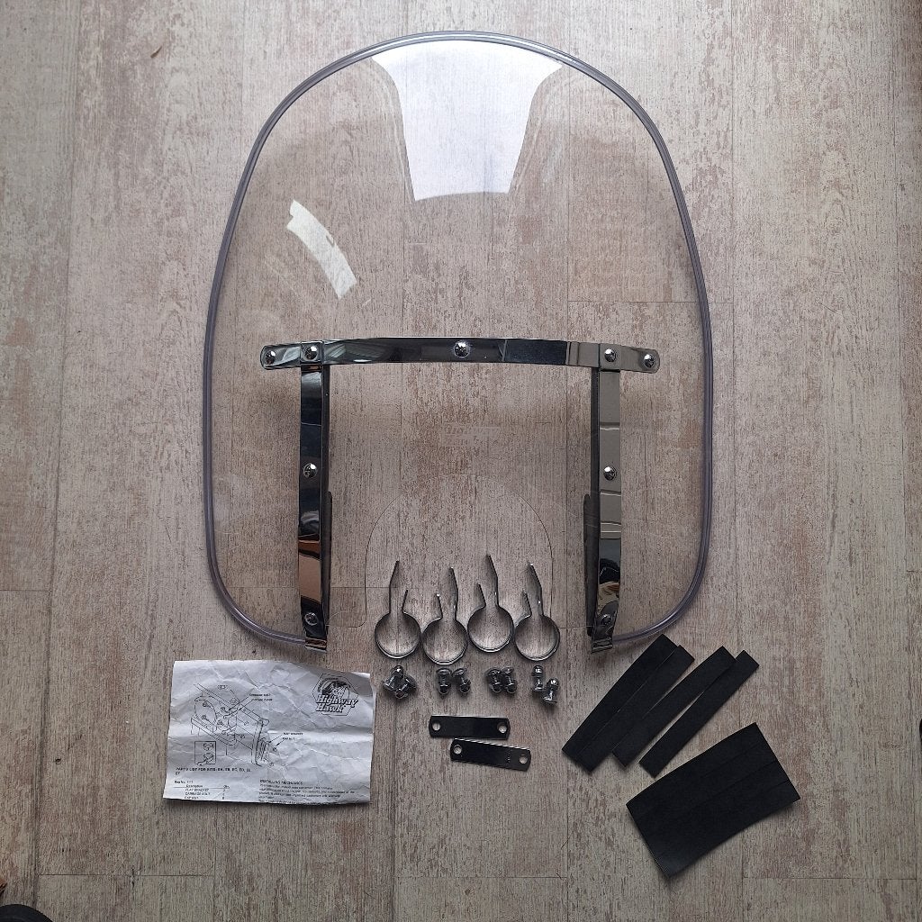 Highway Hawk Windscherm voor Motorfiets, Motoren, Ophalen, Gebruikt, Onbekend, zie handleiding voor details, Onbekend, zie handleiding voor details
