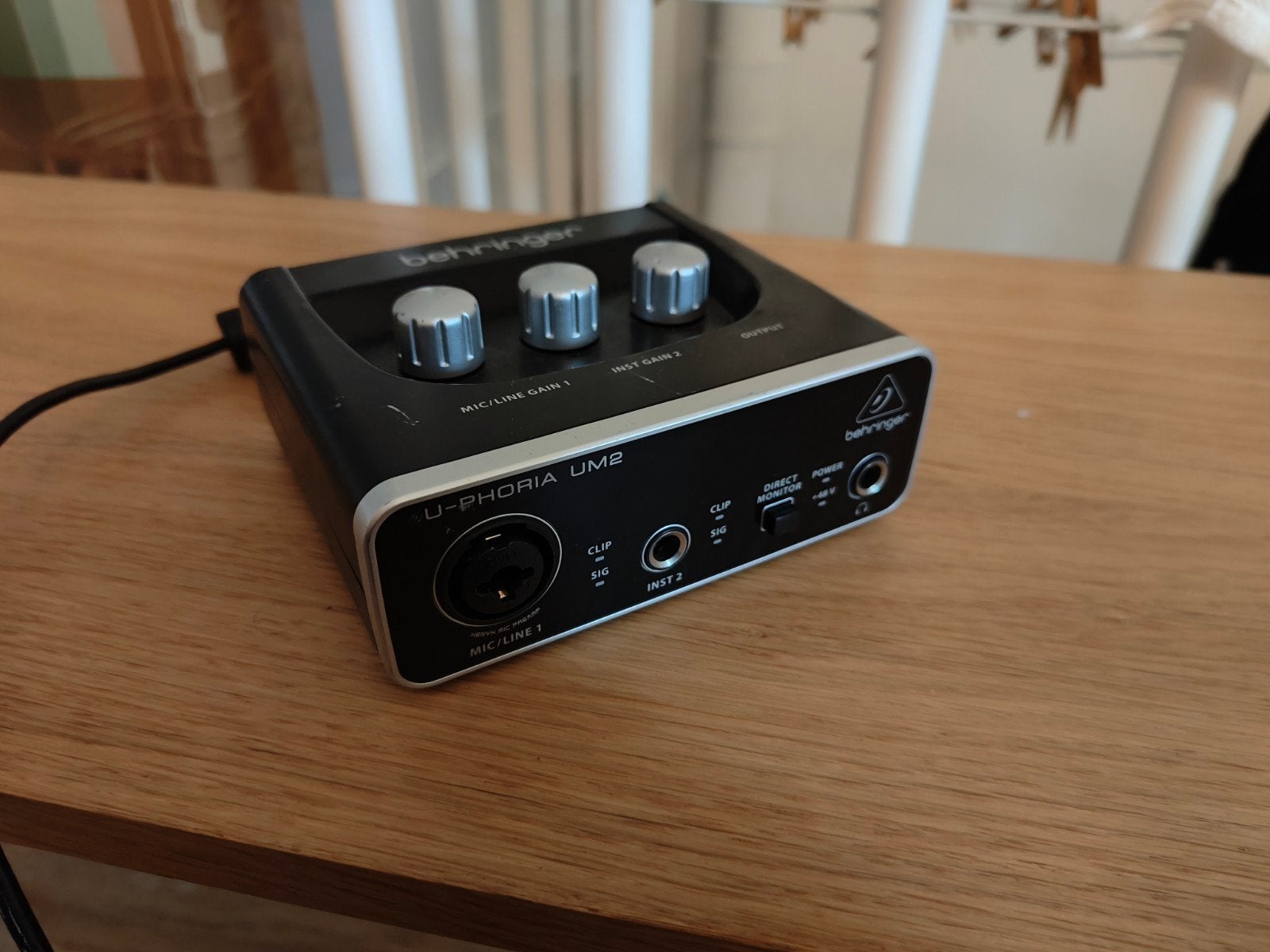 Behringer U-Phoria UM2 Audio Interface, Ophalen of Verzenden, Gebruikt