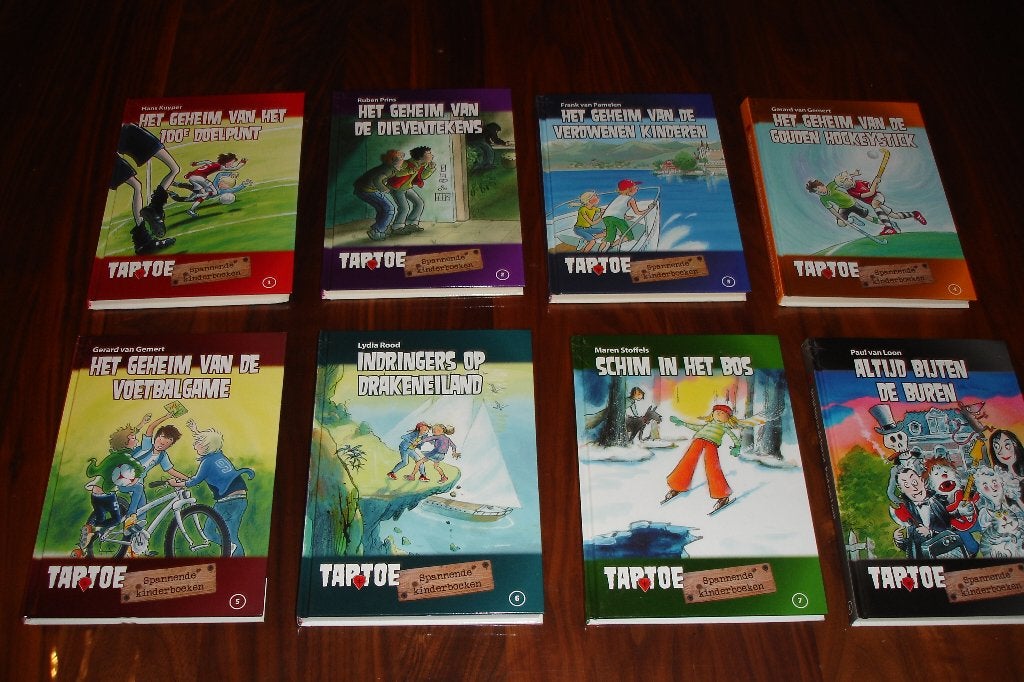 Taptoe spannende boeken set 8 delig paul van loon compleet!, Ophalen of Verzenden, Zo goed als nieuw, Paul van Loon, Fictie algemeen