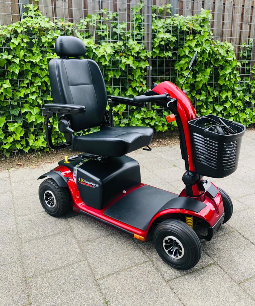 Zeer nette scootmobiel Pride 4wiel in NIEUWSTAAT, Ophalen of Verzenden, Mango, 11 t/m 15 km/u, 26 t/m 35 km