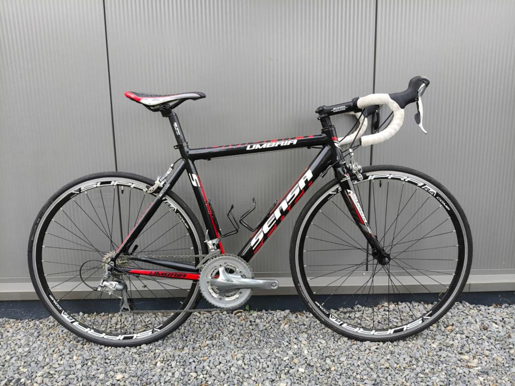 Sensa Umbria racefiets. 52cm aluminium frame. Shimano Tiagra, 28 inch, Aluminium, 49 tot 53 cm, Zo goed als nieuw
