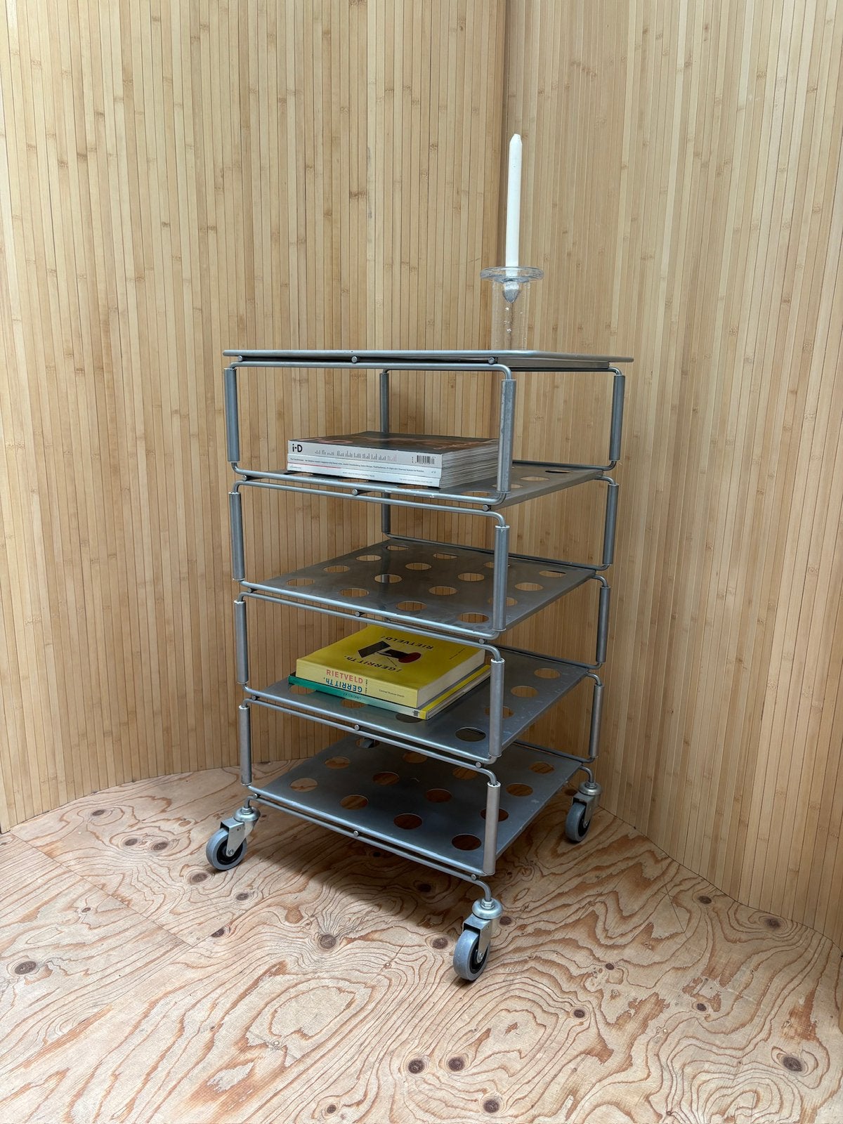 RARE vintage IKEA TUNSTA metal trolley  by Niels Gammelgaard, Ophalen