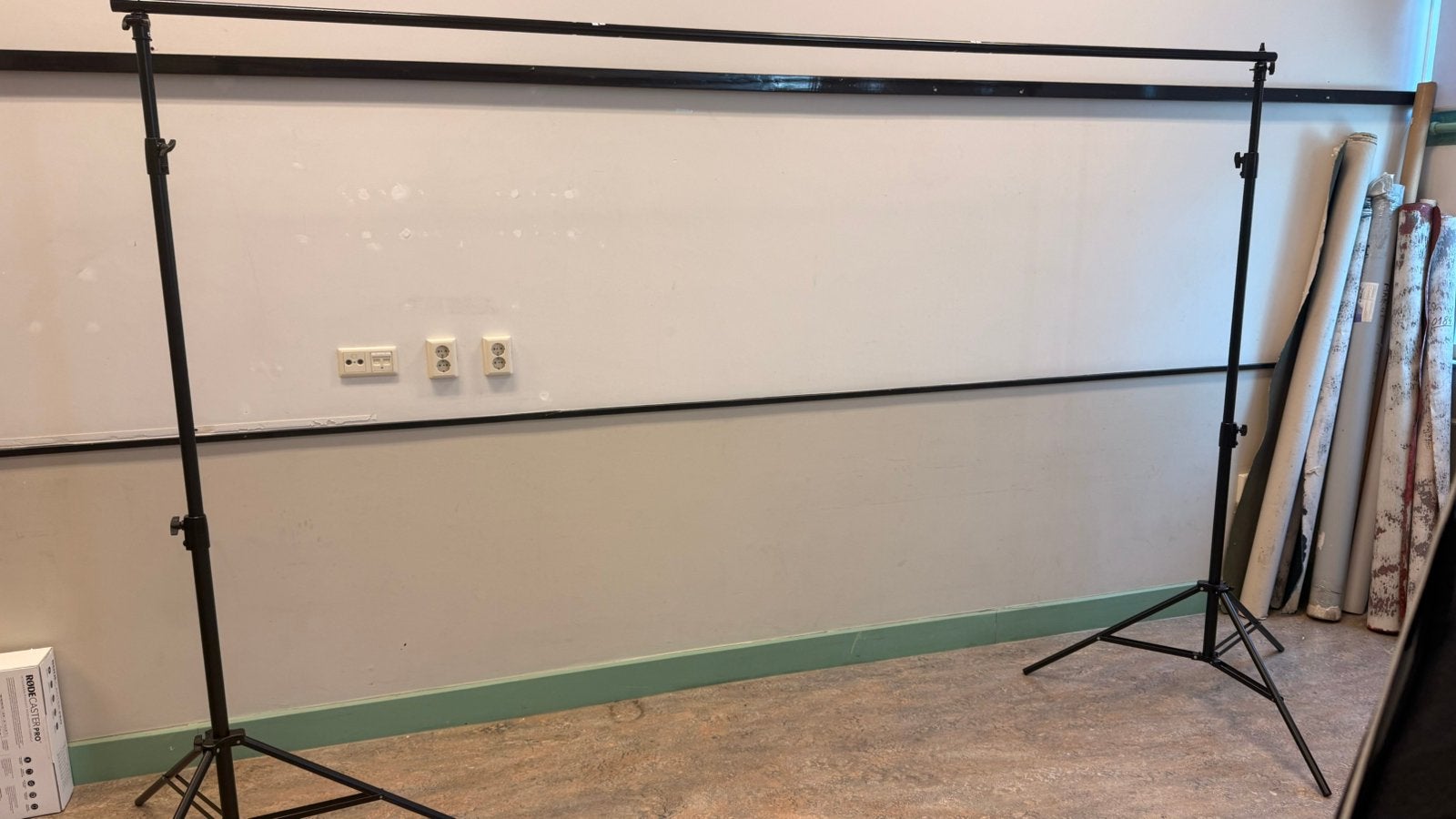 Achtergrond system, mobiele fotostudio, Audio, Tv en Foto, Fotografie | Fotostudio en Toebehoren, Ophalen, Zo goed als nieuw, Achtergrond