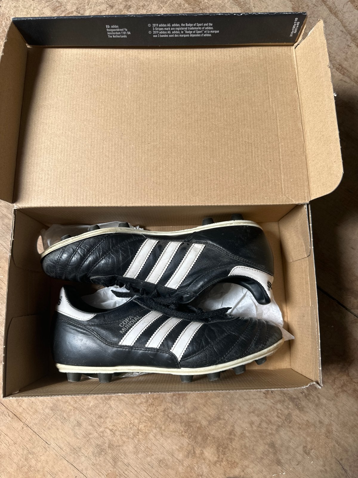 Adidas Copa Mundial voetbalschoenen - Maat 40 2/3, Ophalen, Gebruikt, Schoenen