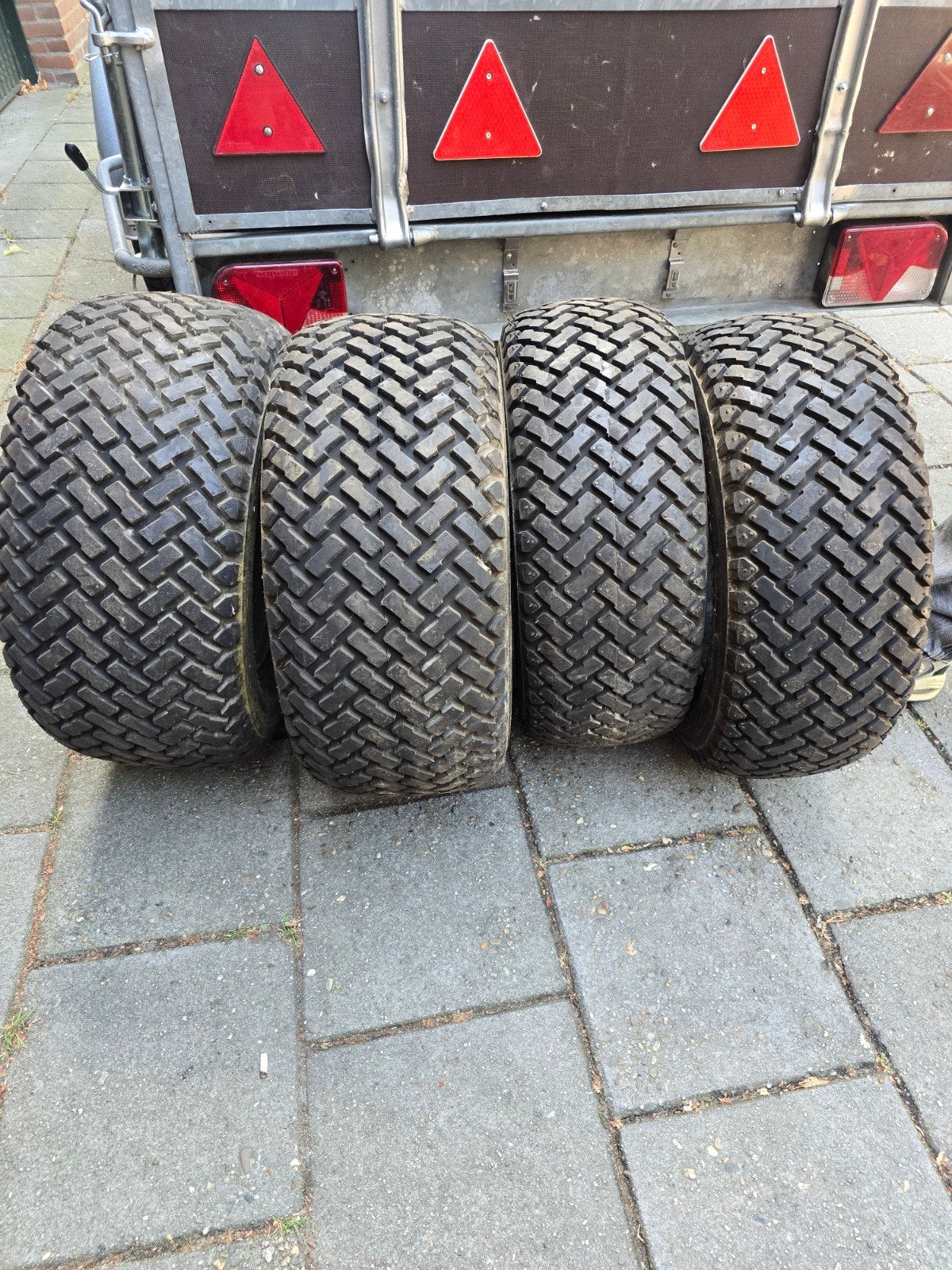 Quad banden met velgen - diverse maten, Ophalen