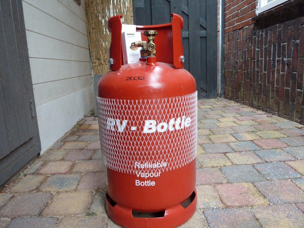 LPG gasfles voor camper, Ophalen, Zo goed als nieuw