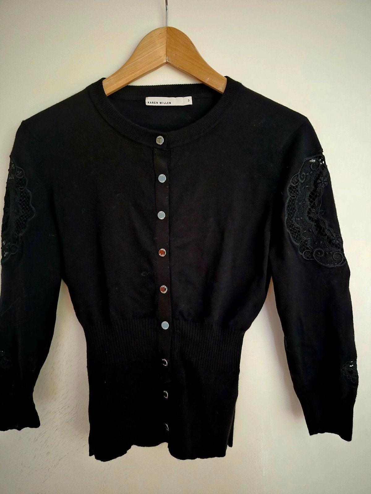 Karen millen vestje zwart, Maat 38/40 (M), Karen Millen, Zwart, Ophalen of Verzenden