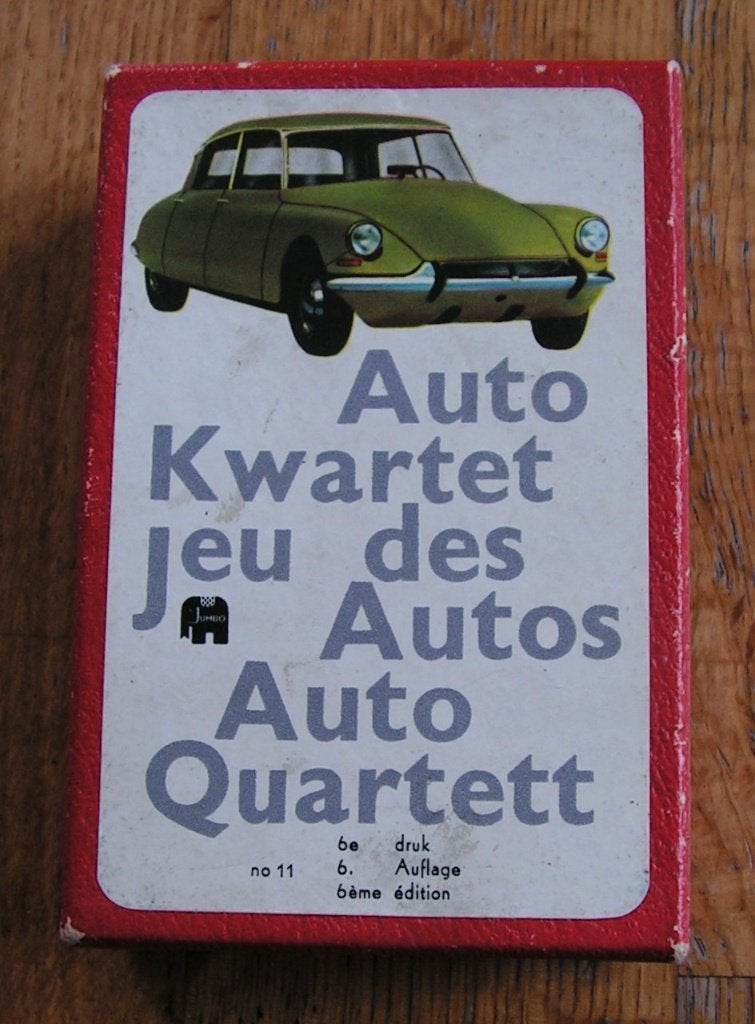 Autokwartet van Jumbo, Verzamelen, Speelkaarten, Jokers en Kwartetten, Ophalen of Verzenden, Gebruikt, Kwartet(ten)