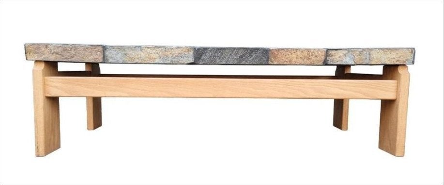 Van Bennekom Leisteen & Eiken Salontafel (Paul Kingma), Ophalen