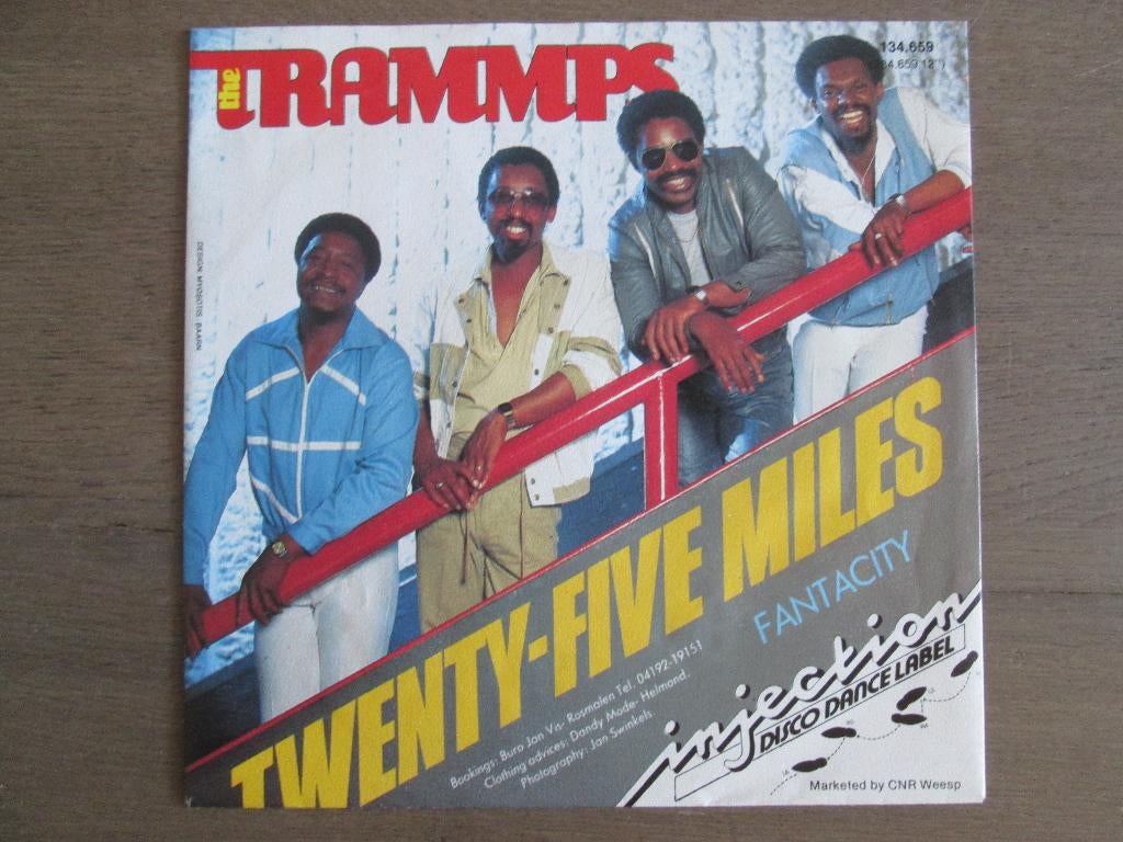 The Trammps - Twenty-Five Miles / Fantacity, Cd's en Dvd's, Vinyl | R&B en Soul, Gebruikt, Verzenden, 7 inch, 1980 - 1989
