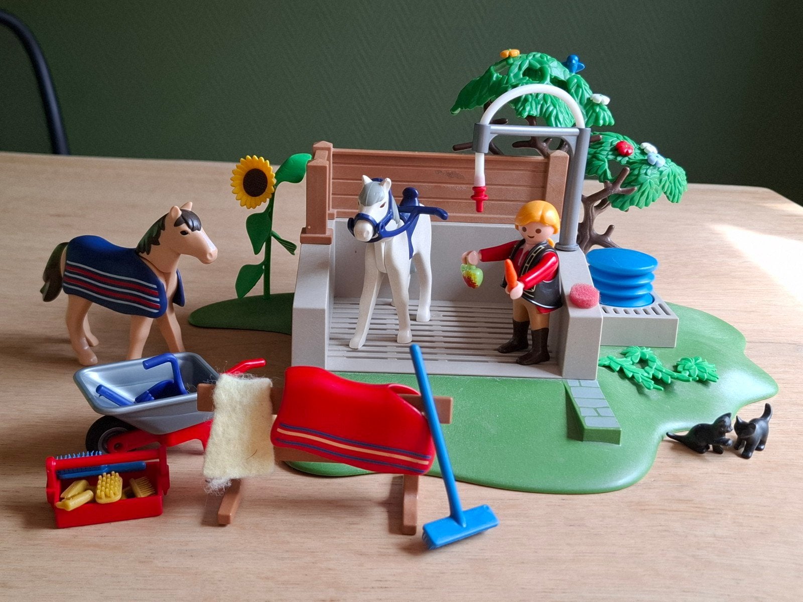 Playmobil paardenwasbox/ paarden wasplaats 4193, Ophalen of Verzenden