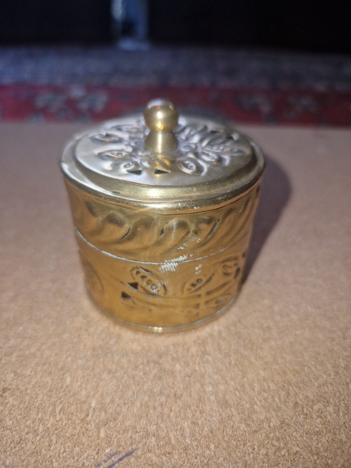 Oude messing ( tabak of potpourri of gewoon terdecoratie, Ophalen of Verzenden