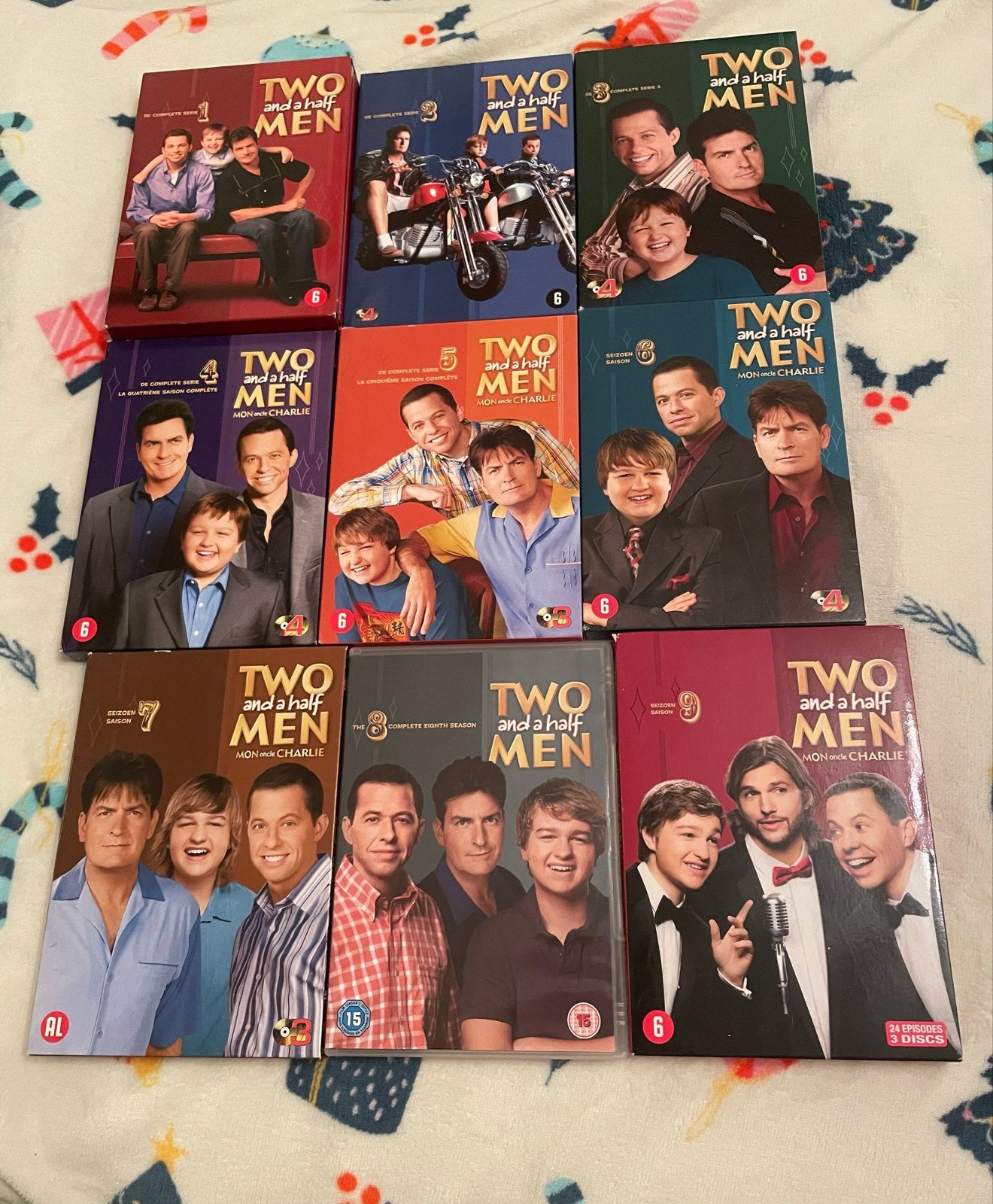 Two and a Half Men - Complete Serie (Seizoen 1-9) DVD, Engels, Nederlands, Ophalen of Verzenden, Zo goed als nieuw
