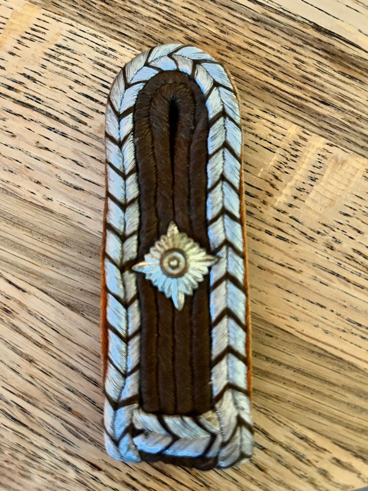 WOII Schouderstuk Revier oberwachtmeister gendarmerie, Ophalen of Verzenden, Landmacht, Duitsland, Embleem of Badge