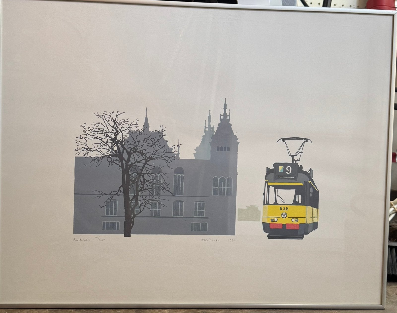 Litho Peter Drenth Amsterdam 7/35, Ophalen