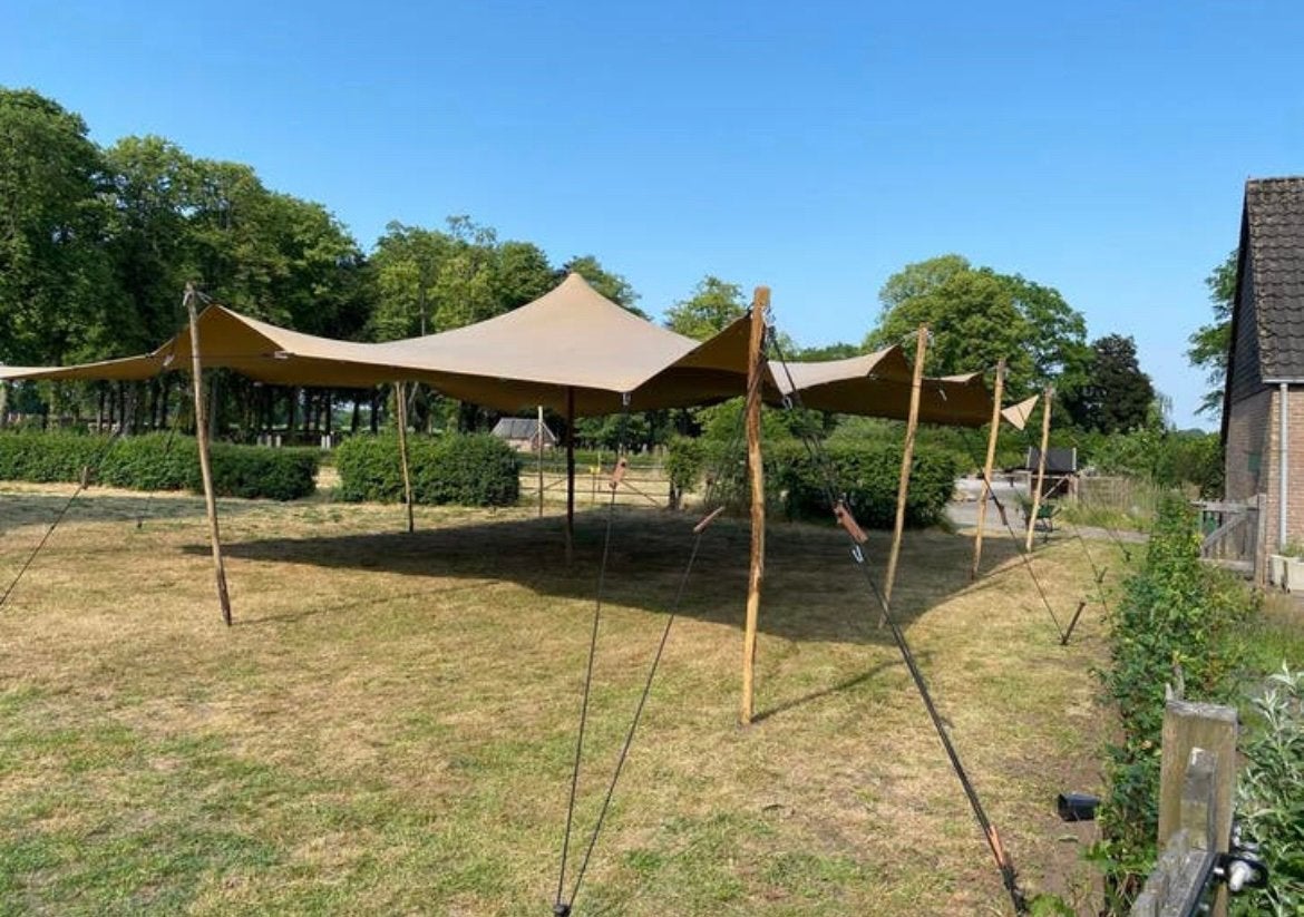 Te huur stretchtent 10x12, Ophalen, Overige typen, 6 meter of meer, Zo goed als nieuw