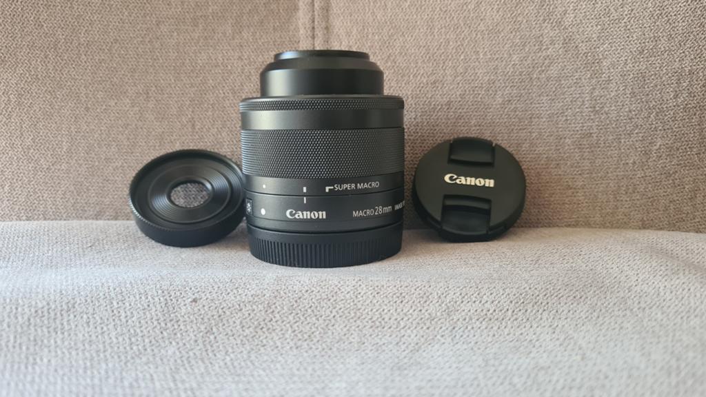 Canon EF-M 28 Macro, Ophalen of Verzenden, Zo goed als nieuw, Canon, Geen optische zoom