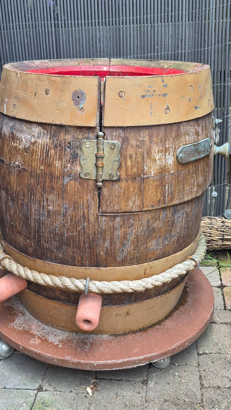 3 Decoratieve biervaten, Ophalen, Gebruikt