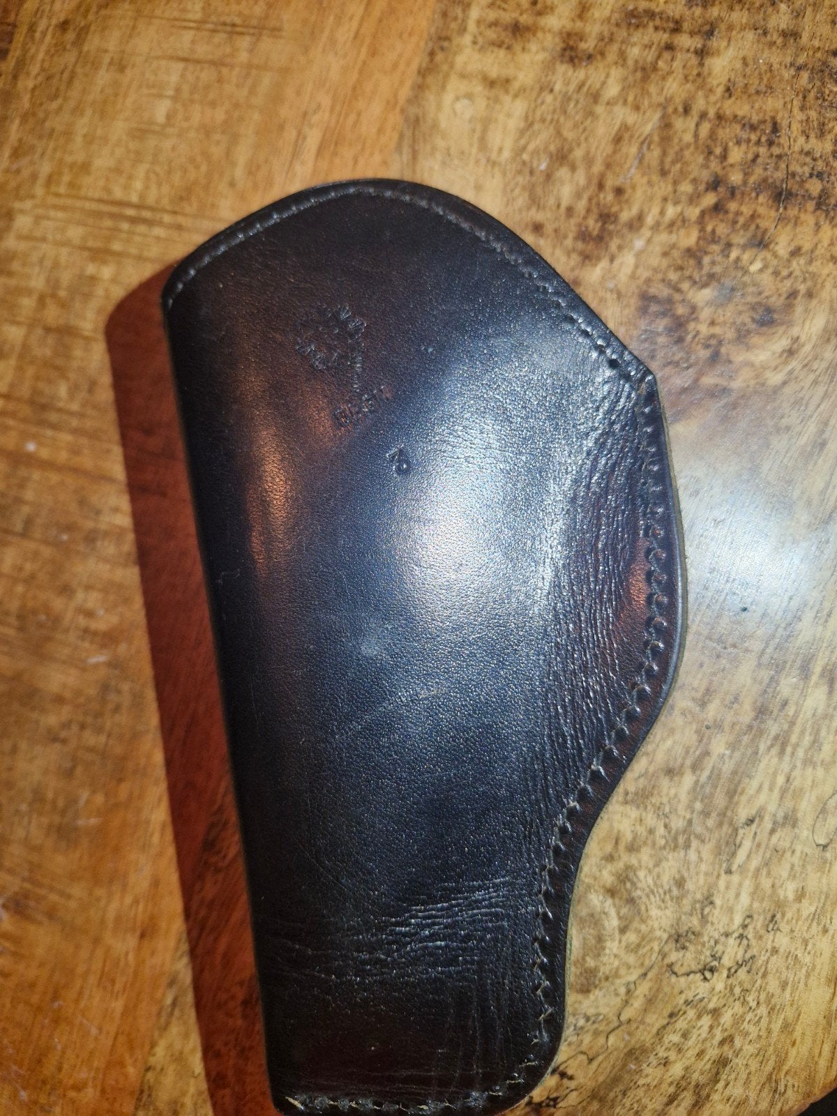 Vintage Pistoolholster met DGBM/DRGM Markering, Verzamelen, Militaria | Algemeen, Ophalen of Verzenden, Landmacht, Duitsland