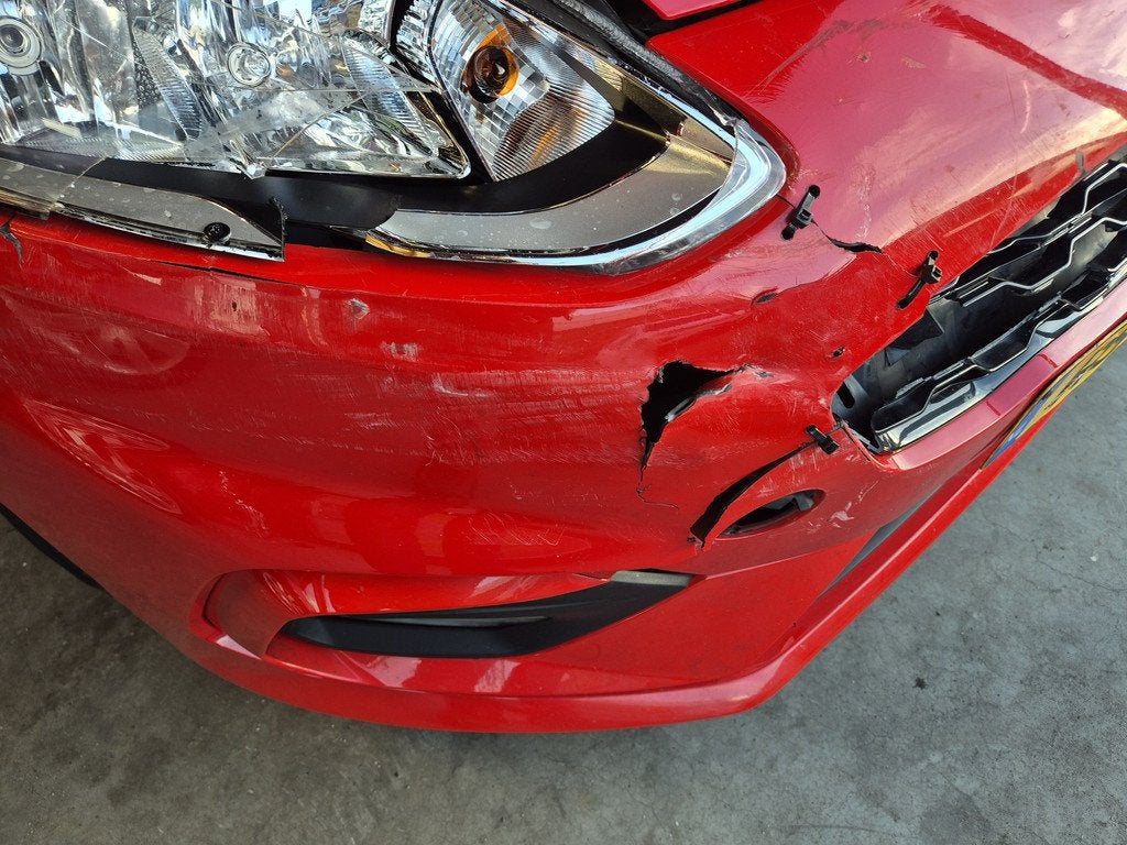 Ford Fiesta 1.0 EcoBoost ST-Line voorschade rijdbaar, Voorwielaandrijving, Gebruikt, Origineel Nederlands, Bedrijf