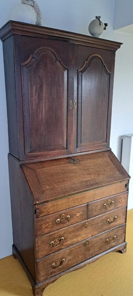 Antiek secretaire met boekenkast opzet, Ophalen