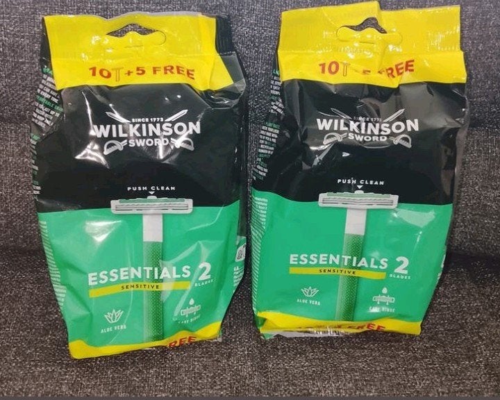 Wilkinson Sword Essentials 2 Scheermesjes - 2x 10+5 stuks, Ophalen of Verzenden, Nieuw, Overige typen