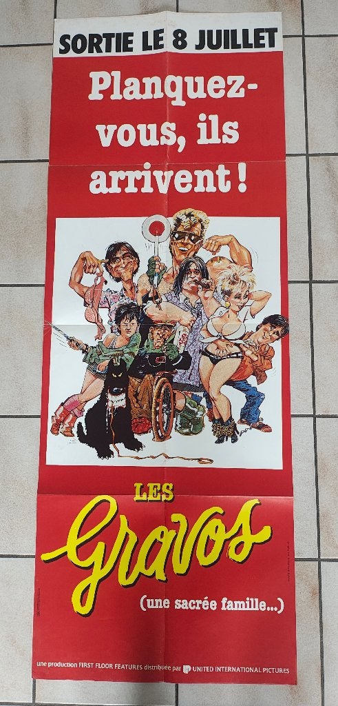 Flodder filmposter  60 x 160 cm, Verzamelen, Posters, Ophalen, Rechthoekig Staand, Deurposter of groter, Zo goed als nieuw