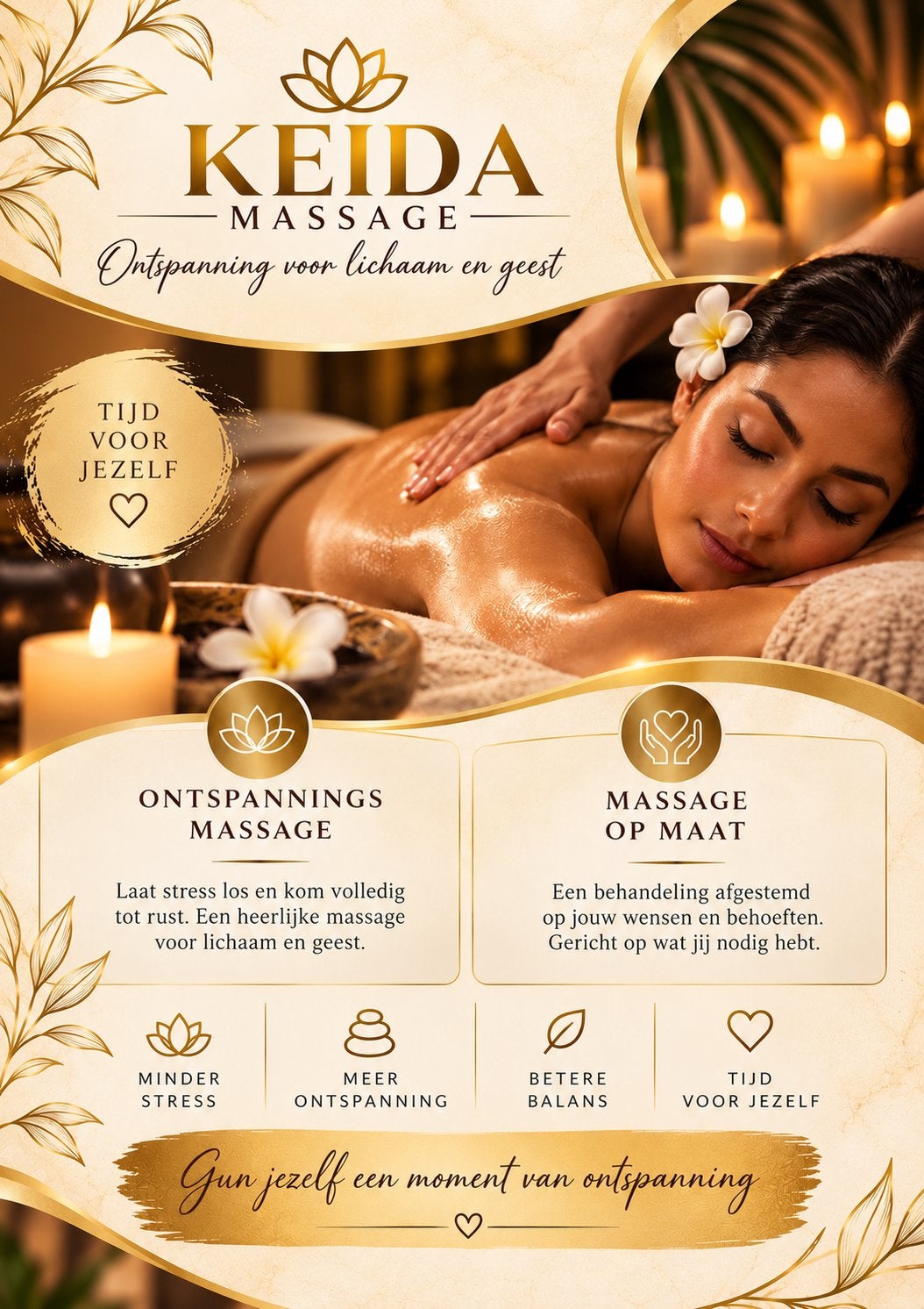Massage aangeboden!, Ontspanningsmassage