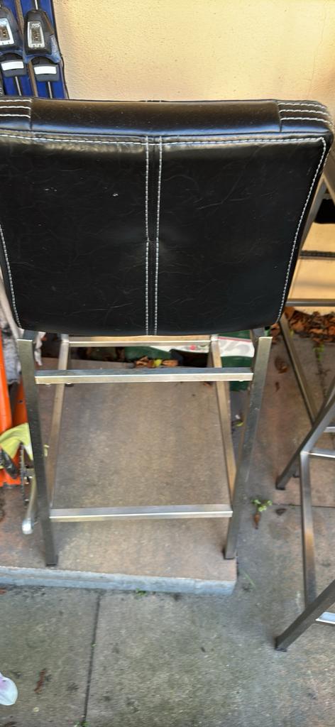 4 Mooie leren barkrukken - Zo goed als nieuw, Huis en Inrichting, Barkrukken, Met voetsteun, 60 tot 90 cm, Leer, Ophalen of Verzenden