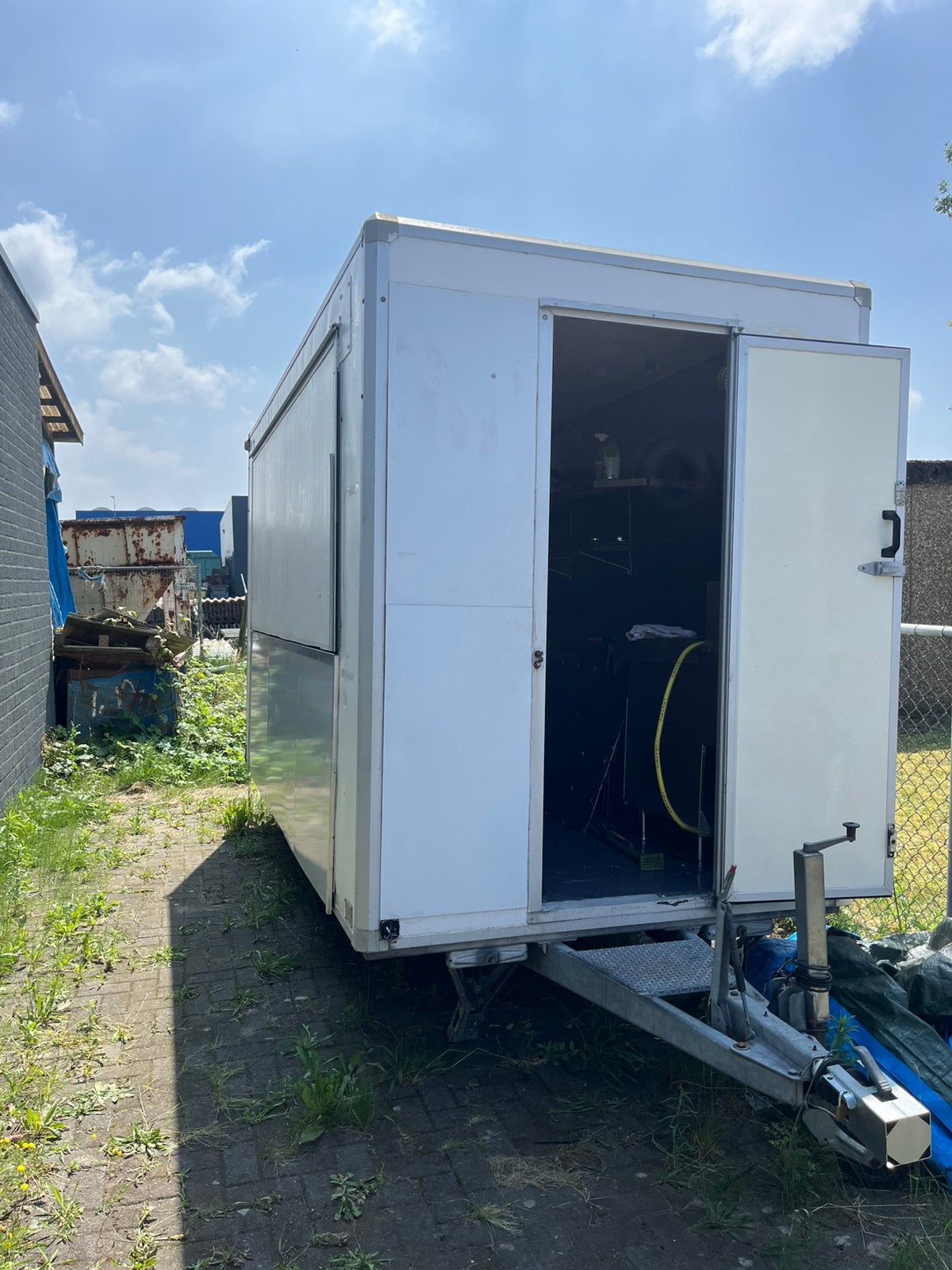 Snackwagen te koop – 4 meter – enkelasser, Auto diversen, Aanhangers en Bagagewagens, Ophalen