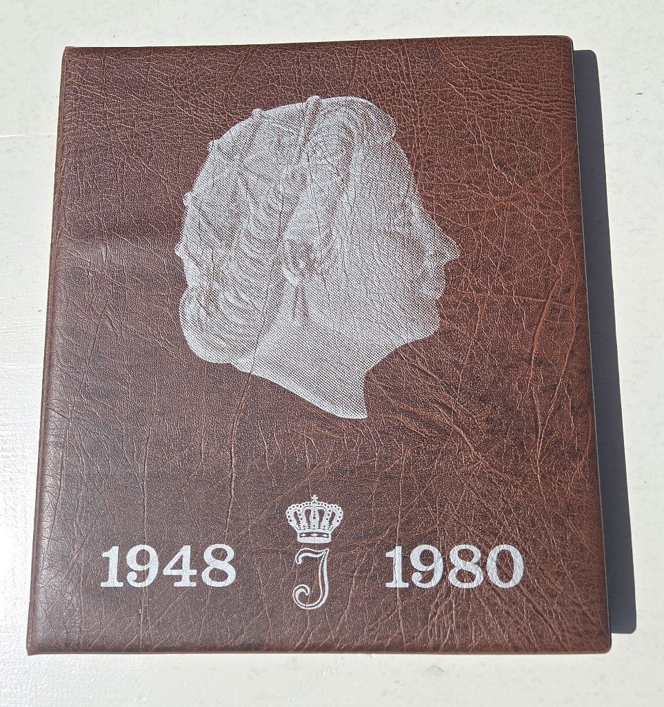 Juliana Muntenalbum 1948–1980 (Hartberger) – Compleet album, Koningin Juliana, Setje, Zilver, Overige waardes