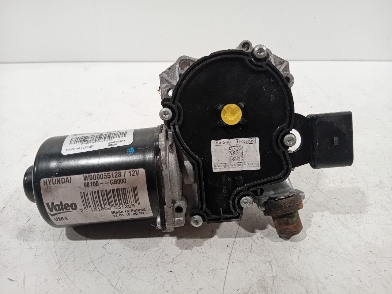 Ruitenwissermotor voor Hyundai i20, Onderdelen@venauto.nl, Van der Ven Autorecycling B.V., Gebruikt, Ettenseweg 76, 4706 PB Roosendaal, The Netherlands