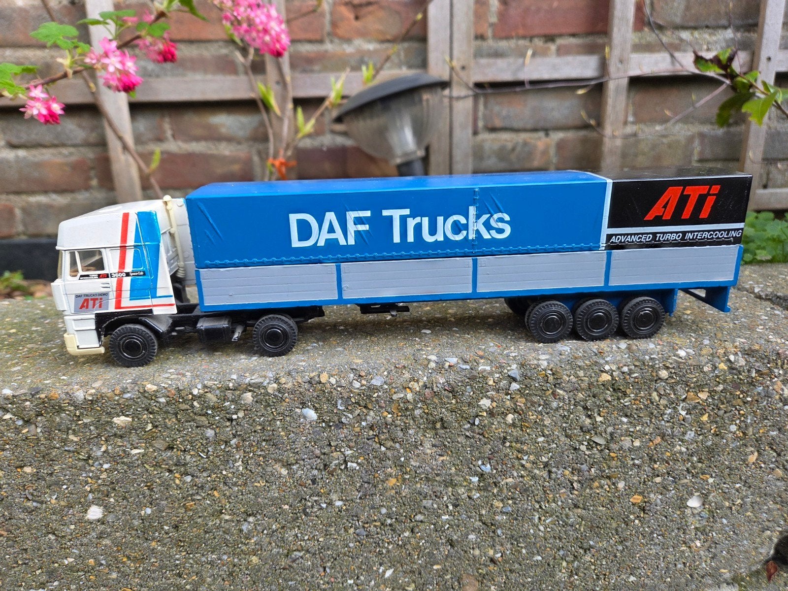 Liontoys Daf 3600 ATI Demo, Ophalen of Verzenden, Zo goed als nieuw, Bus of Vrachtwagen, Lion Toys
