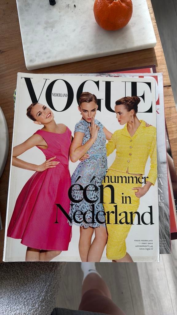 Vogue Nederland first issue, Boeken, Mode, Ophalen of Verzenden, Zo goed als nieuw, Mode algemeen