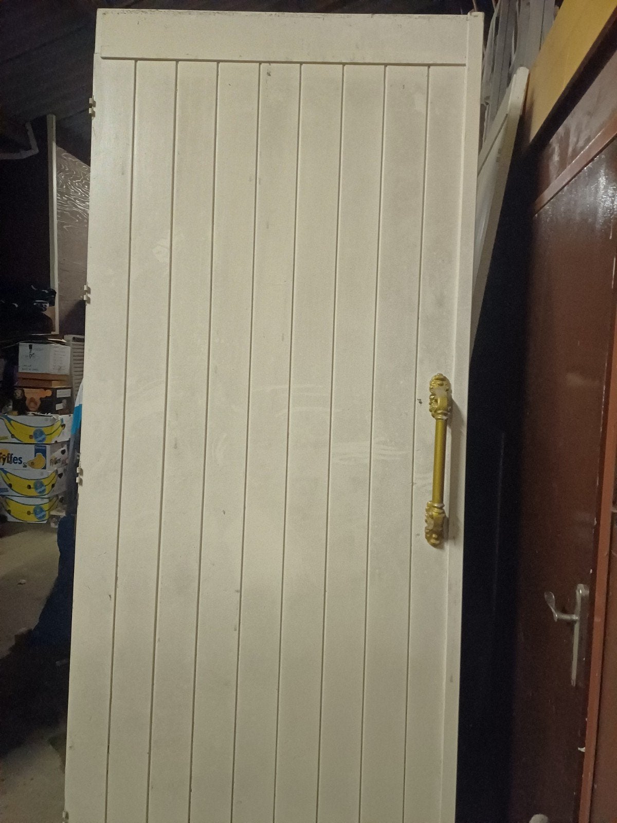 zware kwaliteit   garage/shuur  deuren, Ophalen, Garagedeur, Zo goed als nieuw, Hout