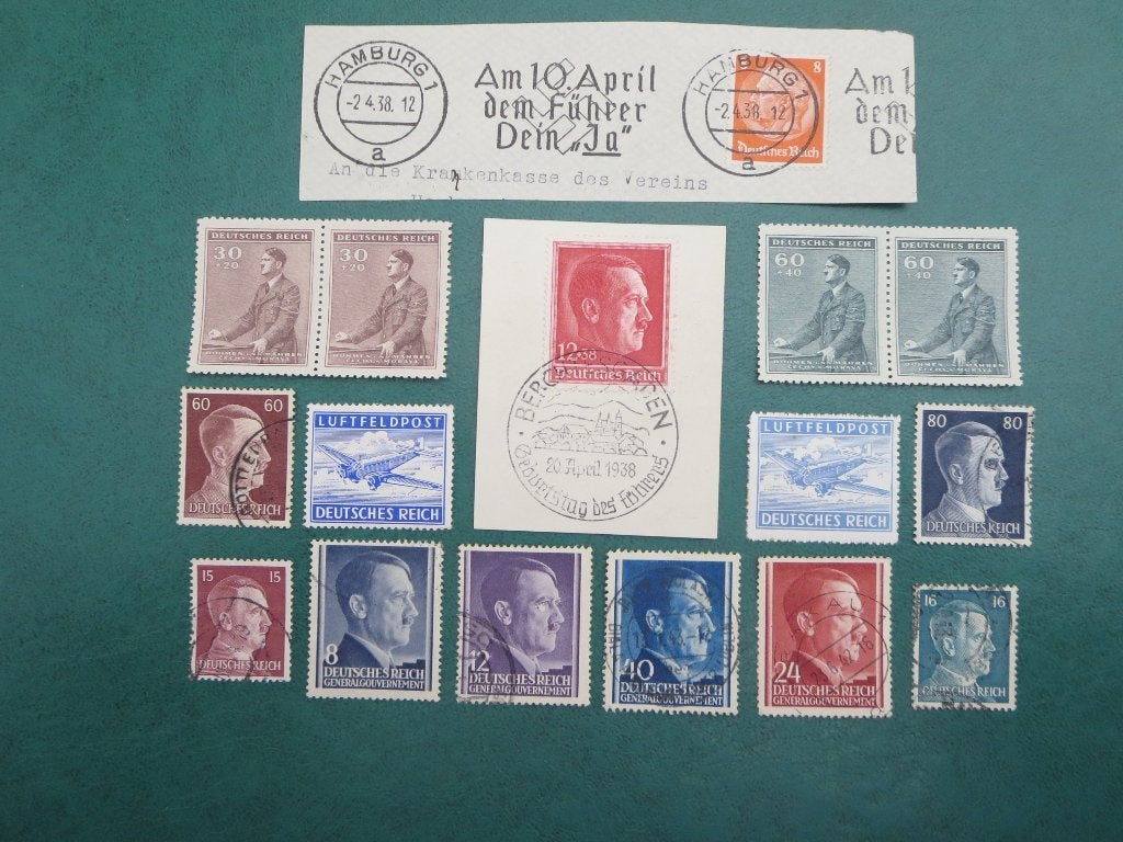 Duitse Rijk  Kaveltje NR 21 Hitler, Ophalen of Verzenden, Duitse Keizerrijk
