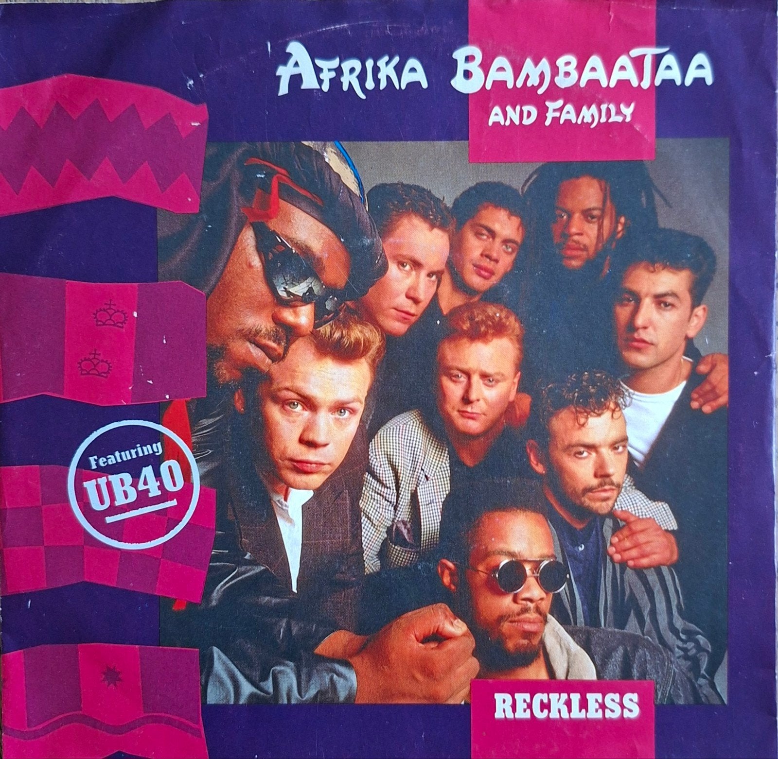 Afrika Bambaataa + family featuring UB40 (1988), Cd's en Dvd's, 7 inch, Zo goed als nieuw, Pop, Overige typen