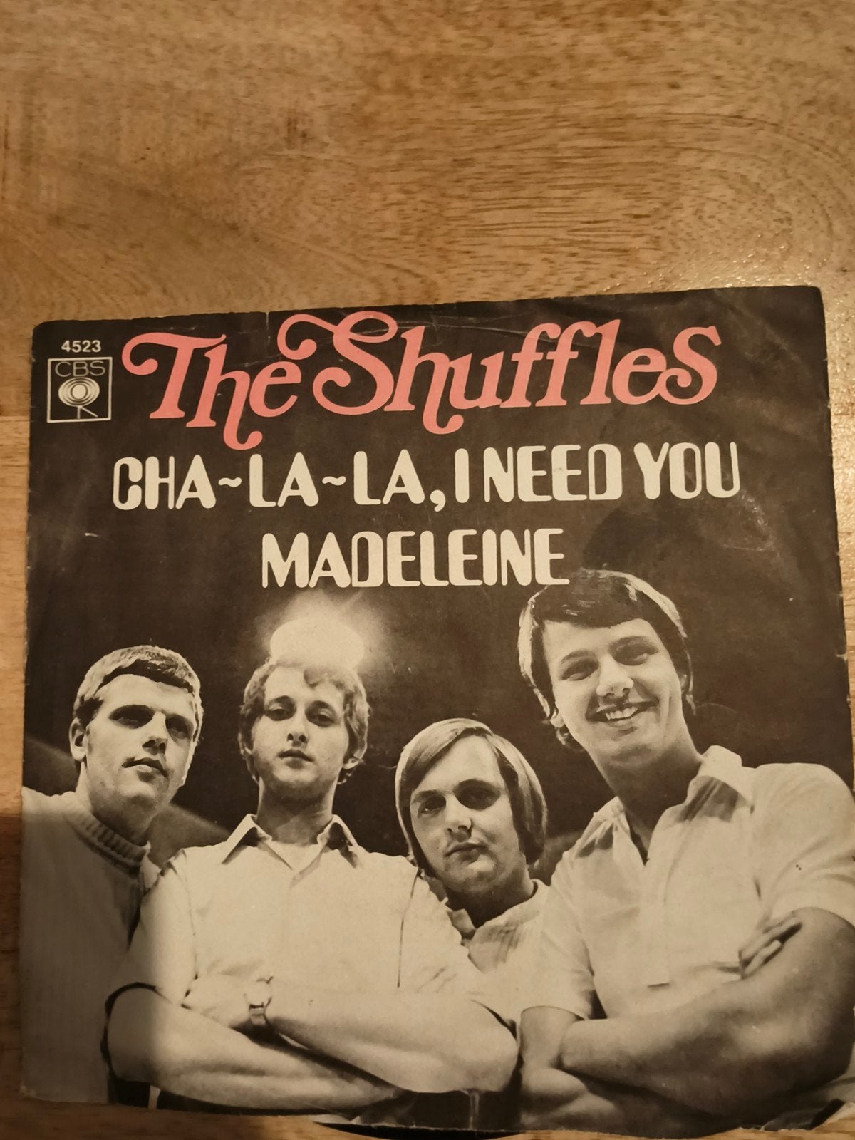 The Shuffles - Cha-La-La, I Need You / Madeleine (Vinyl Sing, Gebruikt, Originele persing, 7 inch, Ophalen of Verzenden