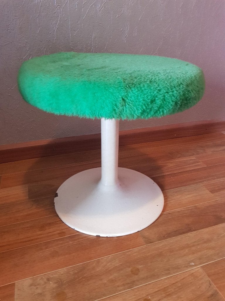 retro vintage mid century jaren 60 70 kruk proef space age, Huis en Inrichting, Krukjes, Ophalen, Gebruikt, Staal