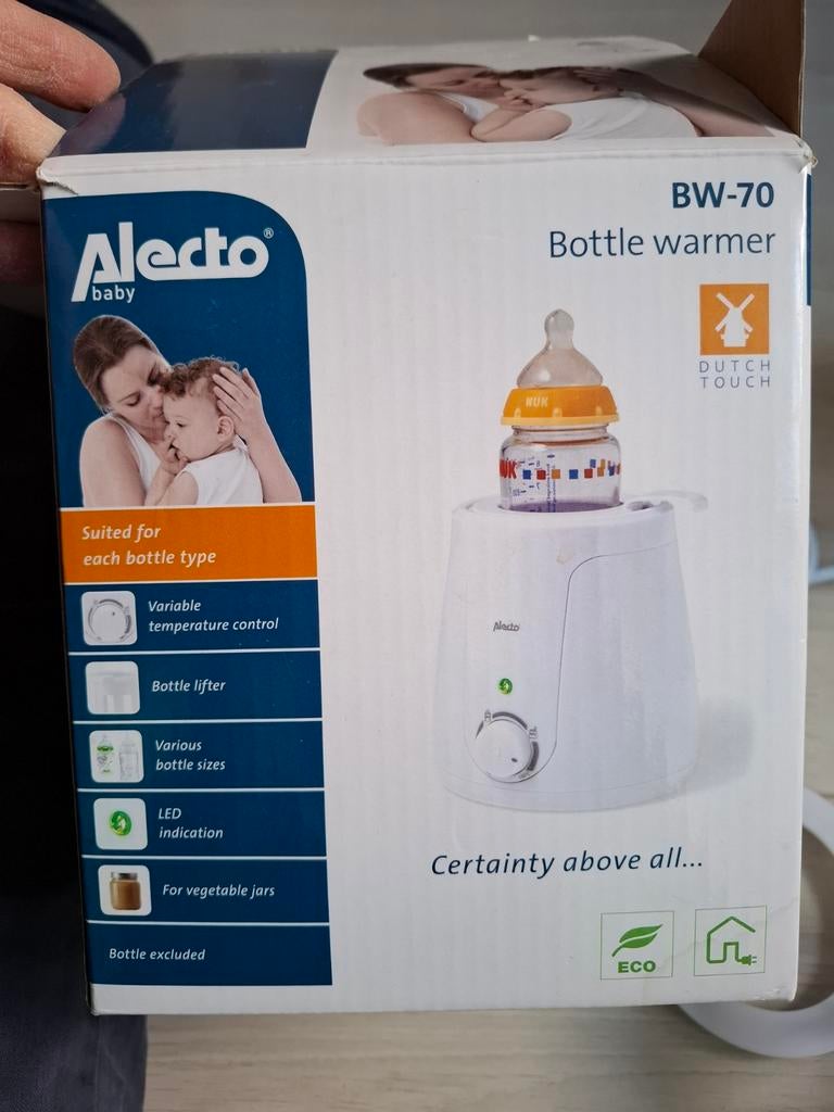 Alecto Flessenwarmer BW-70 - Ook voor voedingspotjes, Ophalen, Zo goed als nieuw, Flessen- of potjesverwarmer